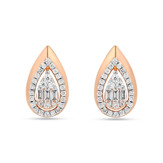 Aer Teardrop Diamond Earrings