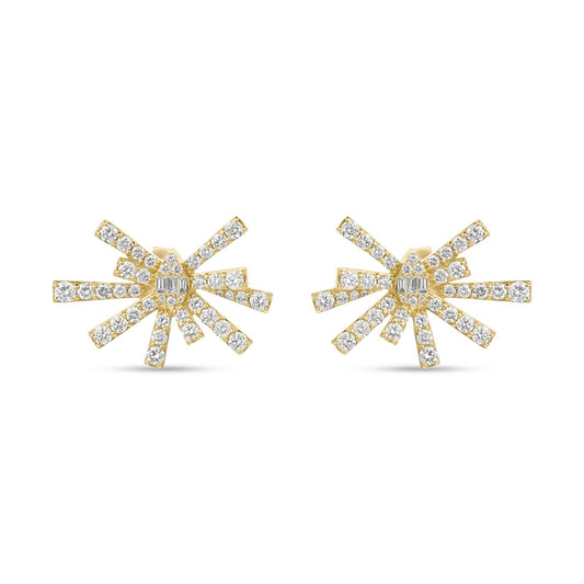 Palm Diamond Earrings