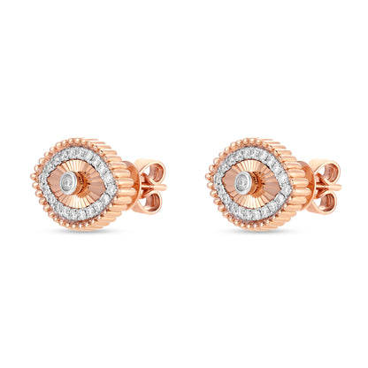 Ra Eye Gold & Diamond Earrings