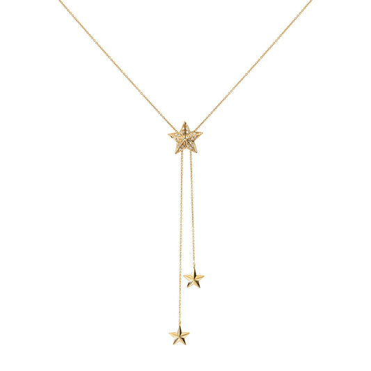 Double Star & Diamond Lariat