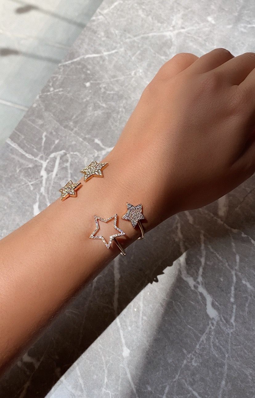 Double Diamond Star Cuff