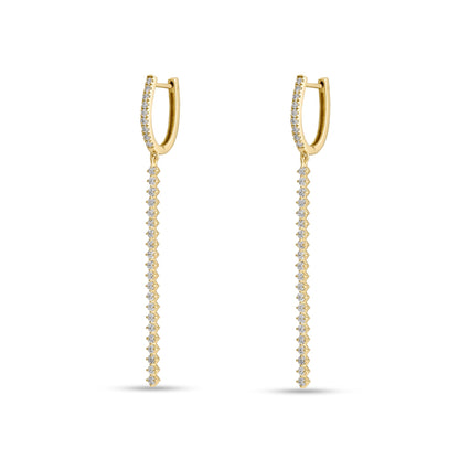 Aer Diamond Linear Earrings