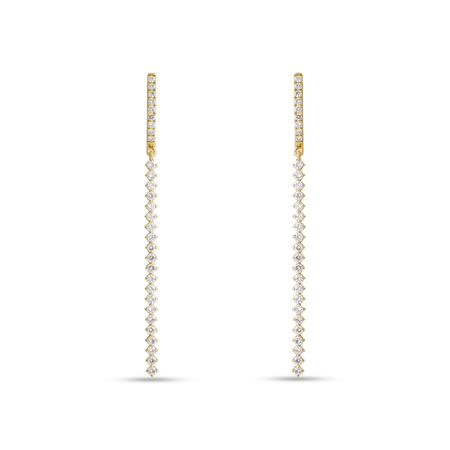 Aer Diamond Linear Earrings