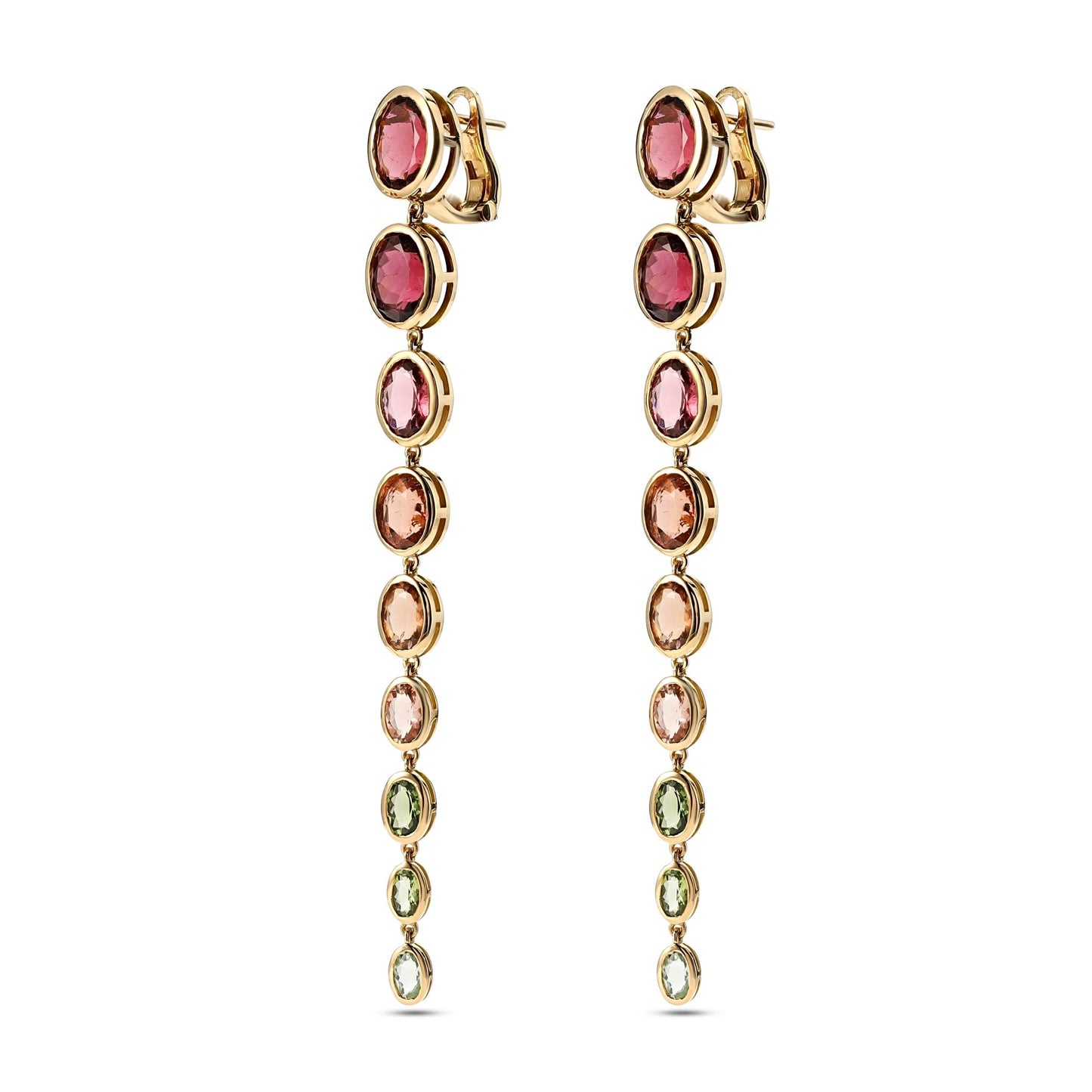 Ombré Tourmaline Earrings