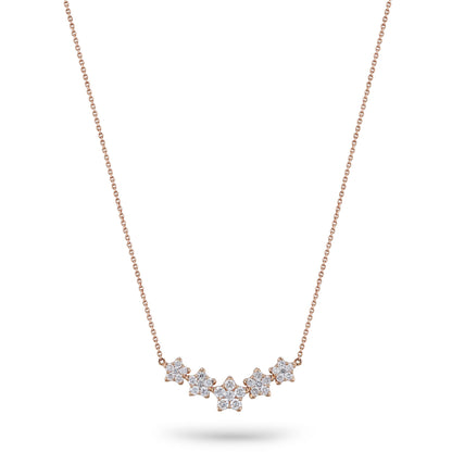 Five Stars Diamond Necklace