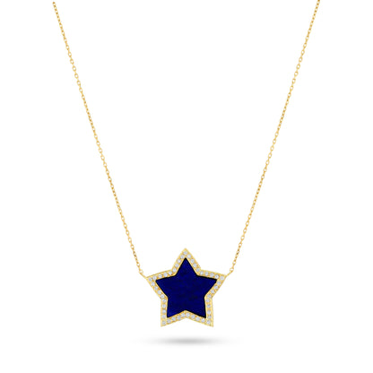 Earth Diamond Star Necklace