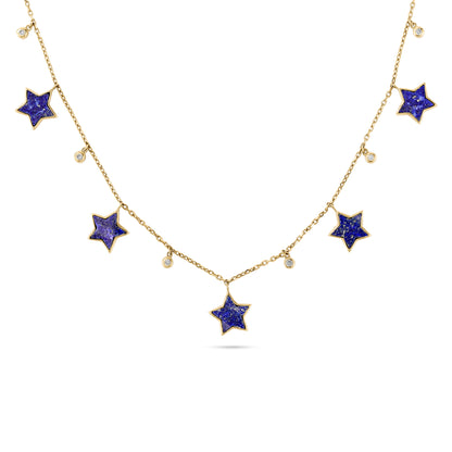 Earth Floating Star Necklace